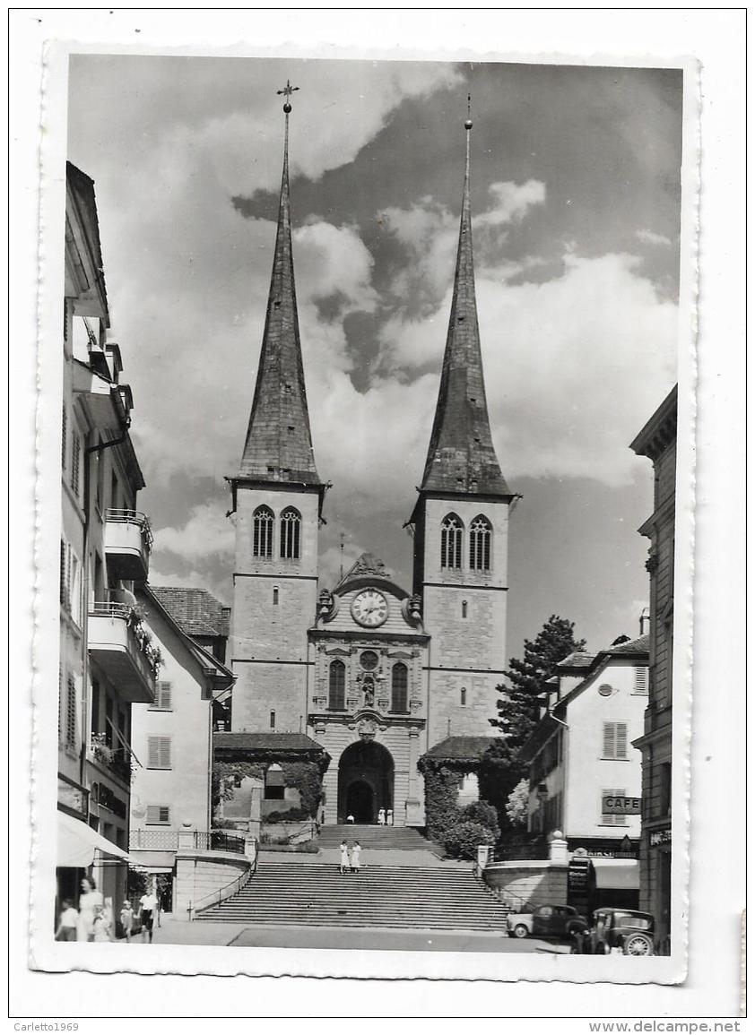 LUZERN - HOFKIRCHE VIAGGIATA FG - Lucerne