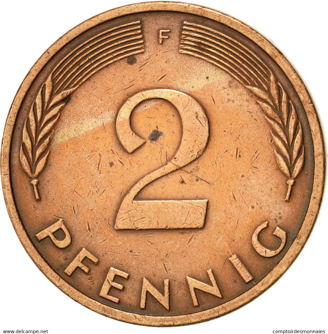 Monnaie, République Fédérale Allemande, 2 Pfennig, 1971, Stuttgart, SUP - 2 Pfennig