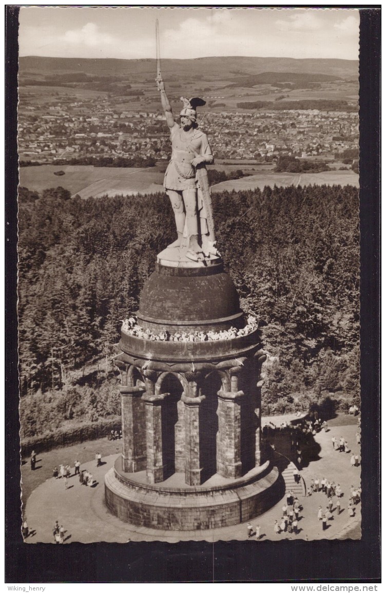 Detmold - S/w Hermannsdenkmal Im Teutoburger Wald 10 - Detmold