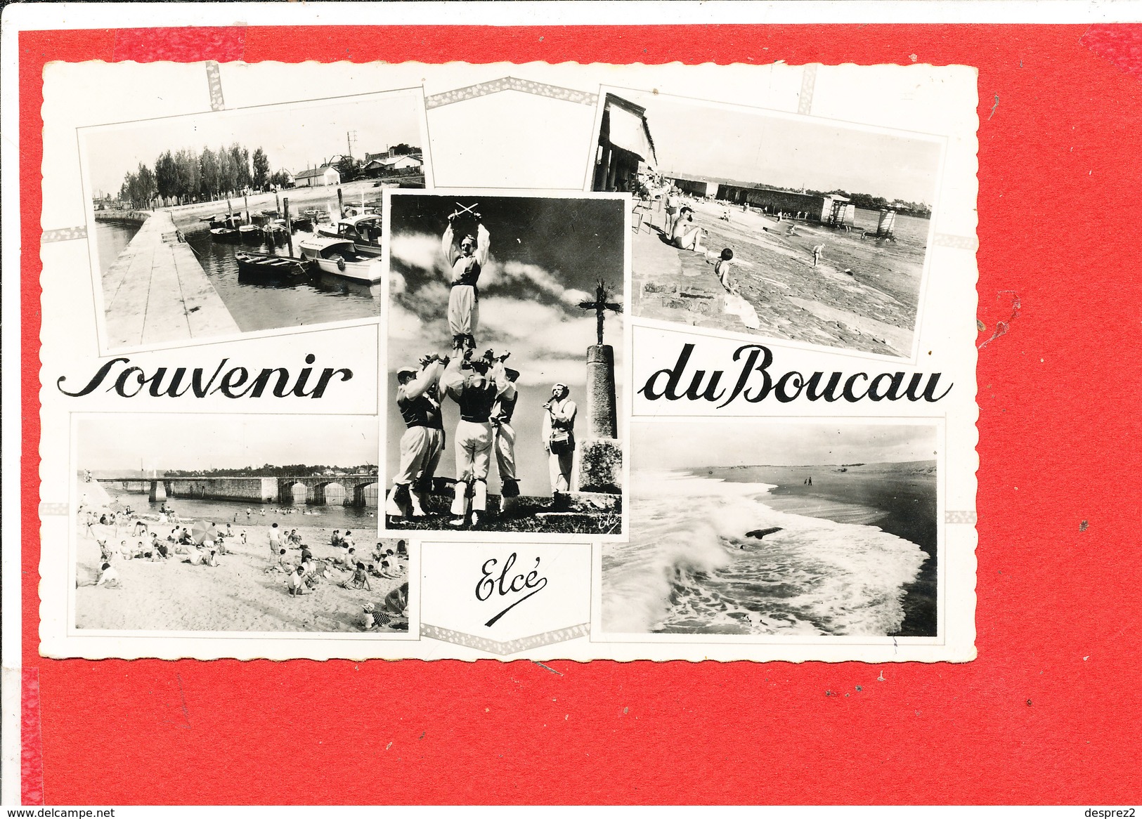 64 BOUCAU Cpsm Multivues Souvenir         Edit Chatagneau - Boucau