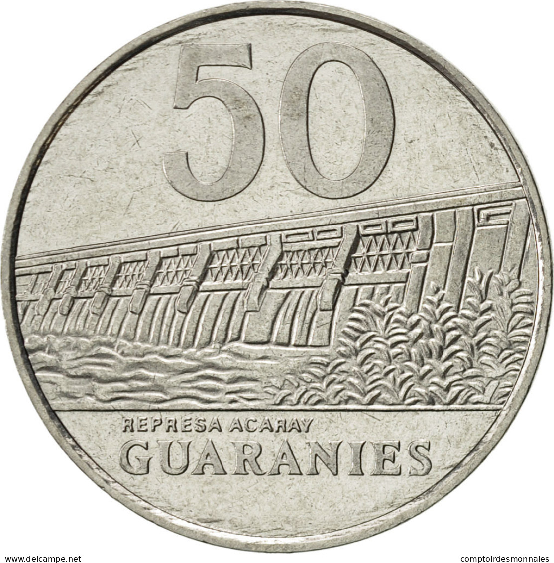 Monnaie, Paraguay, 50 Guaranies, 1988, SUP, Stainless Steel, KM:169 - Paraguay