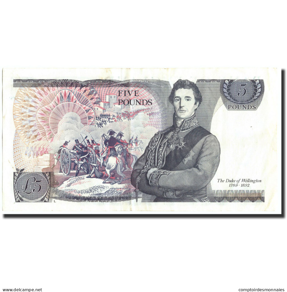 Billet, Grande-Bretagne, 5 Pounds, Undated (1971-91), Undated, KM:378c, TTB - 5 Pounds