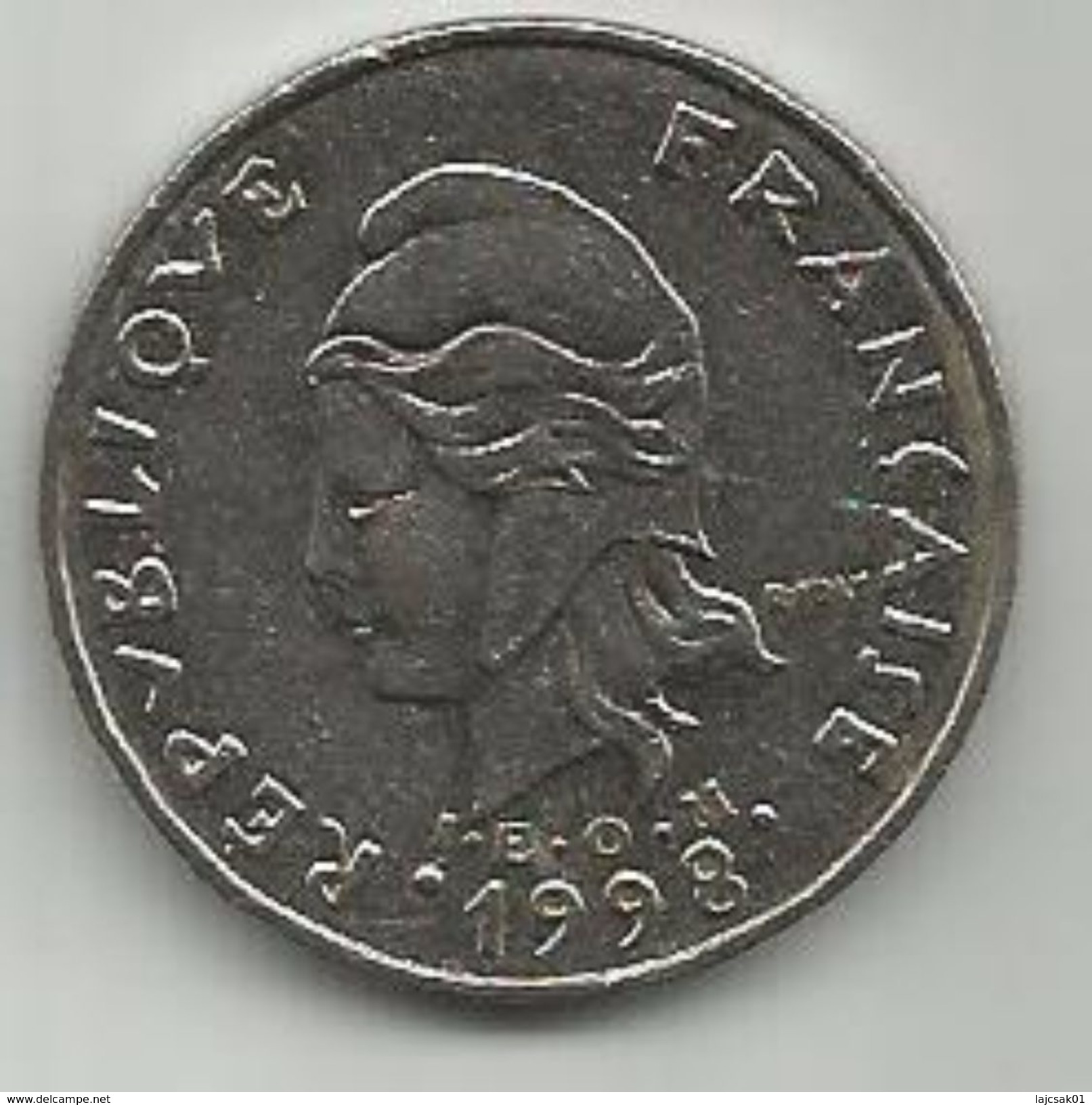 French Polynesia 20 Francs 1998. KM#9 - Polynésie Française