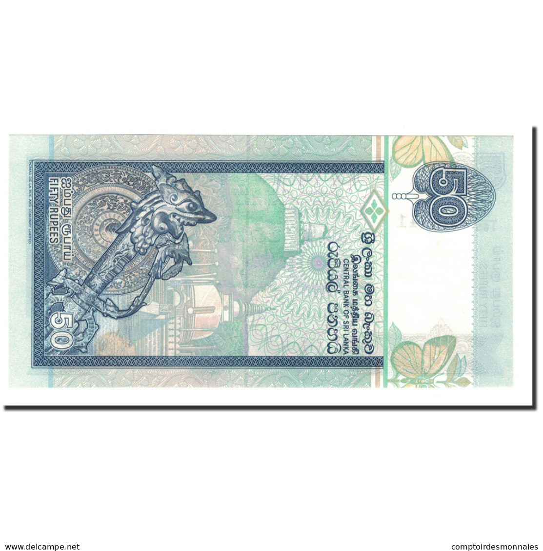 Billet, Sri Lanka, 50 Rupees, 2001, 2001-12-12, KM:117a, NEUF - Sri Lanka