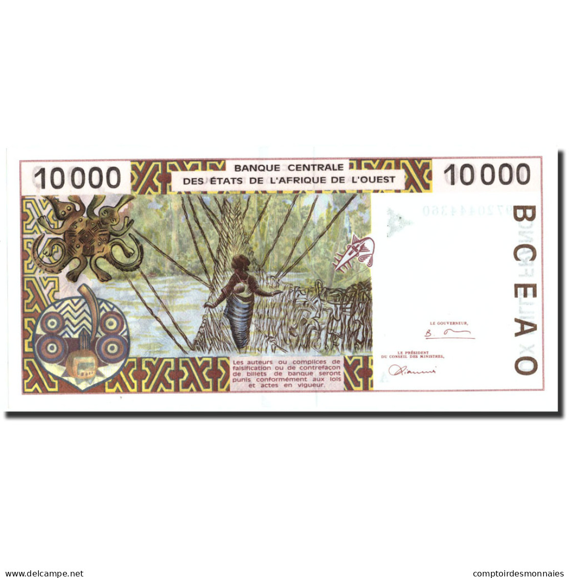 Billet, West African States, 10,000 Francs, 1997, 1997, KM:114Ae, NEUF - West-Afrikaanse Staten