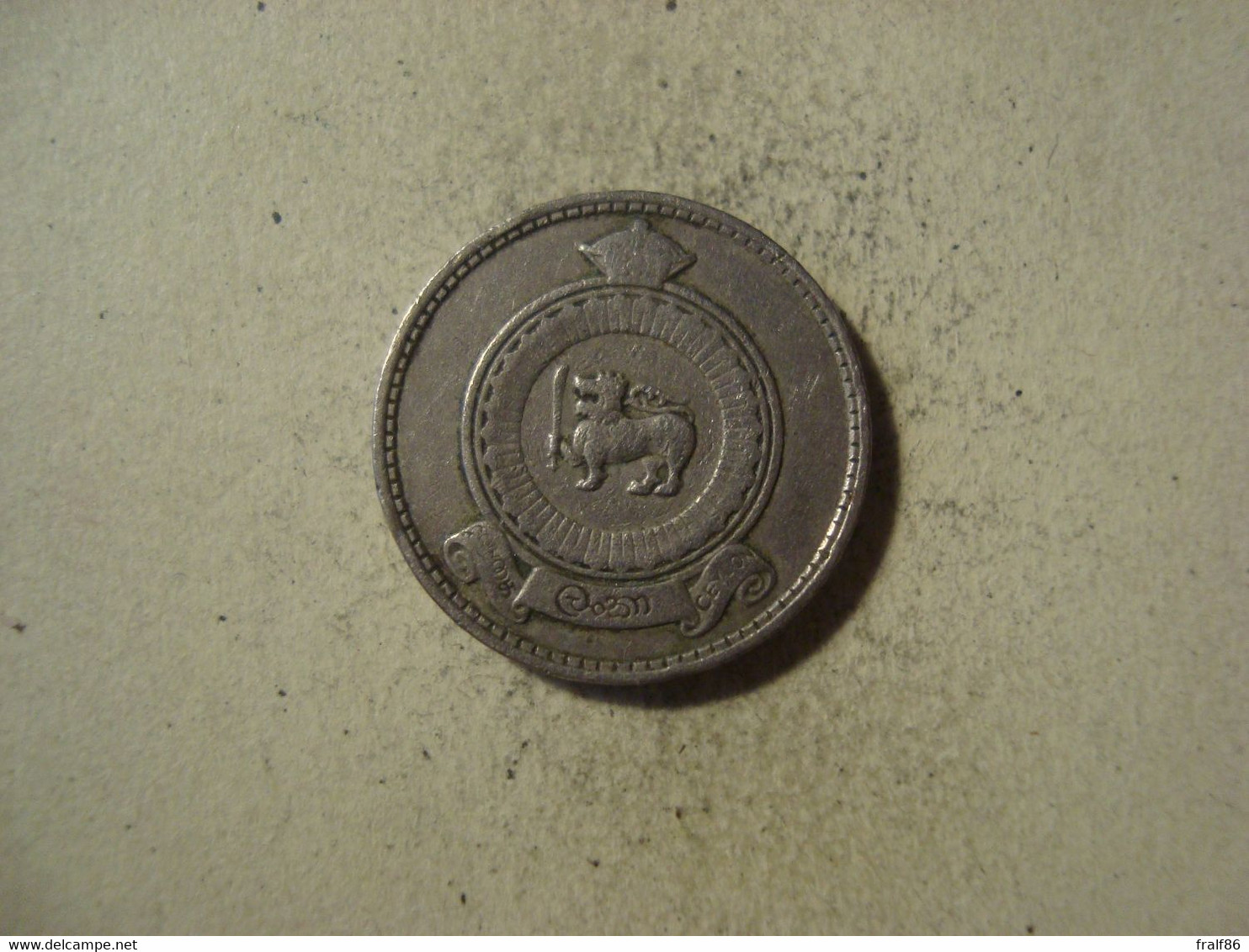 MONNAIE SRI LANKA 50 CENTS 1963 - Sri Lanka