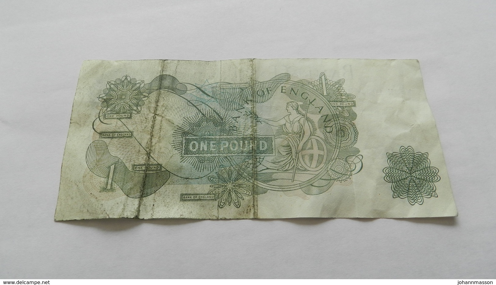 Billet One Pound  Numéros X83h103149 - Andere & Zonder Classificatie