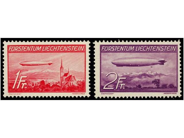 ** LIECHTENSTEIN. Yv.A-15/16. 1936. Complete Set, Never Hinged. Yvert.200&euro;. - Autres & Non Classés