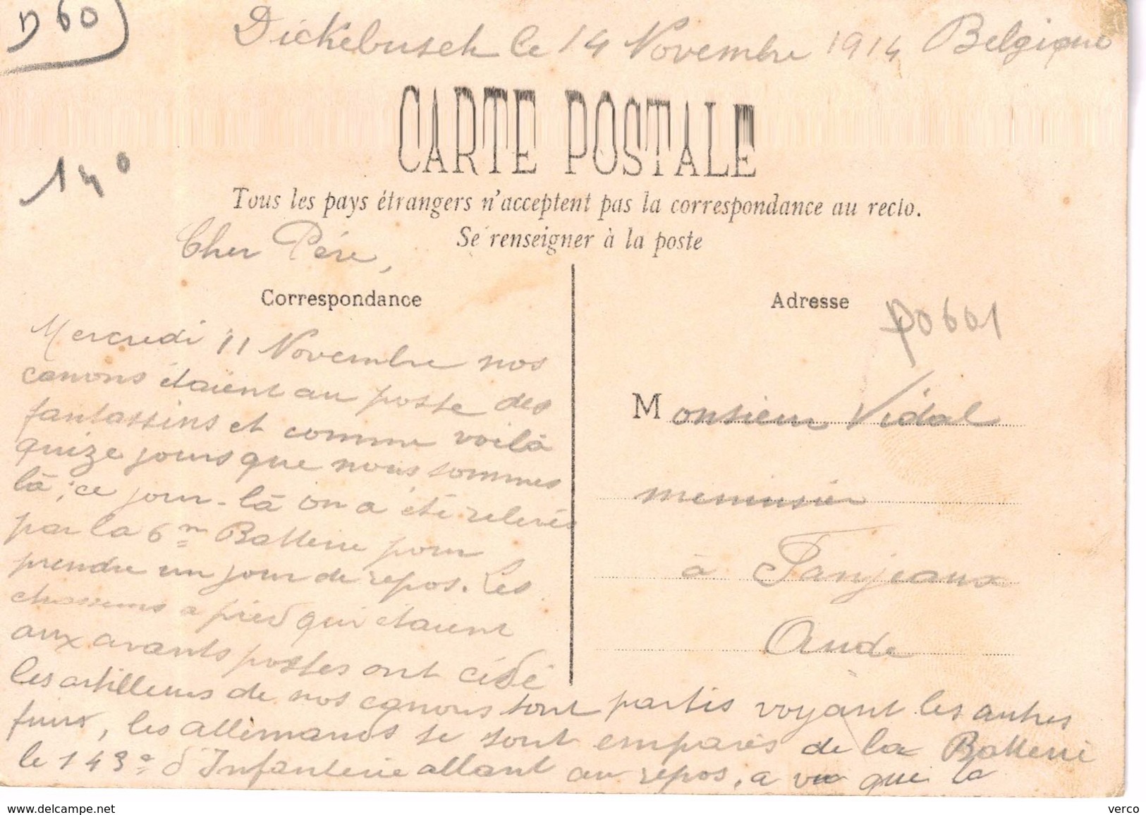 Carte Postale Ancienne De VENETTE - Venette