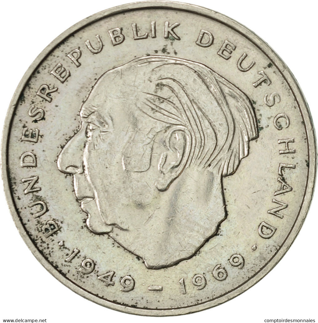 Monnaie, République Fédérale Allemande, 2 Mark, 1972, Karlsruhe, TTB+ - 2 Marcos