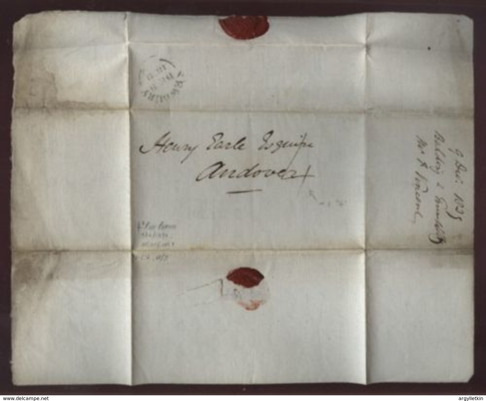 GB - 1839 4d POST "BERKSHIRE TO NEWBURY" ENTIRE - ...-1840 Precursori