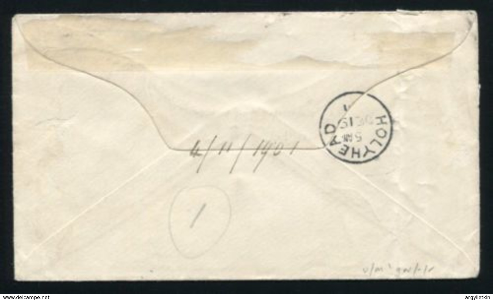 QUEENSLAND TO WALES QV PICTORIAL ENVELOPE - Storia Postale