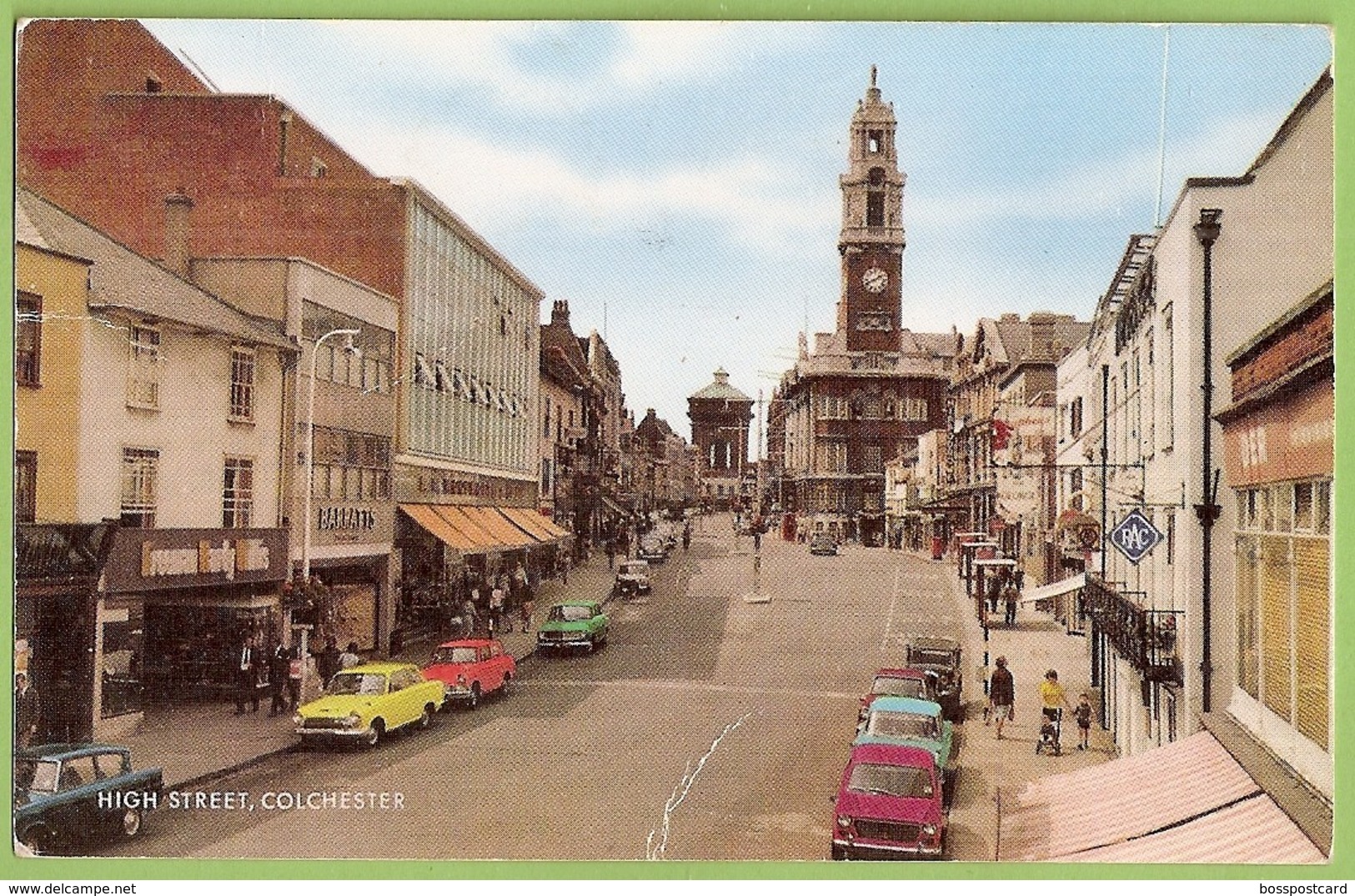 Colchester - High Street - England - Old Cars - Voitures - Colchester