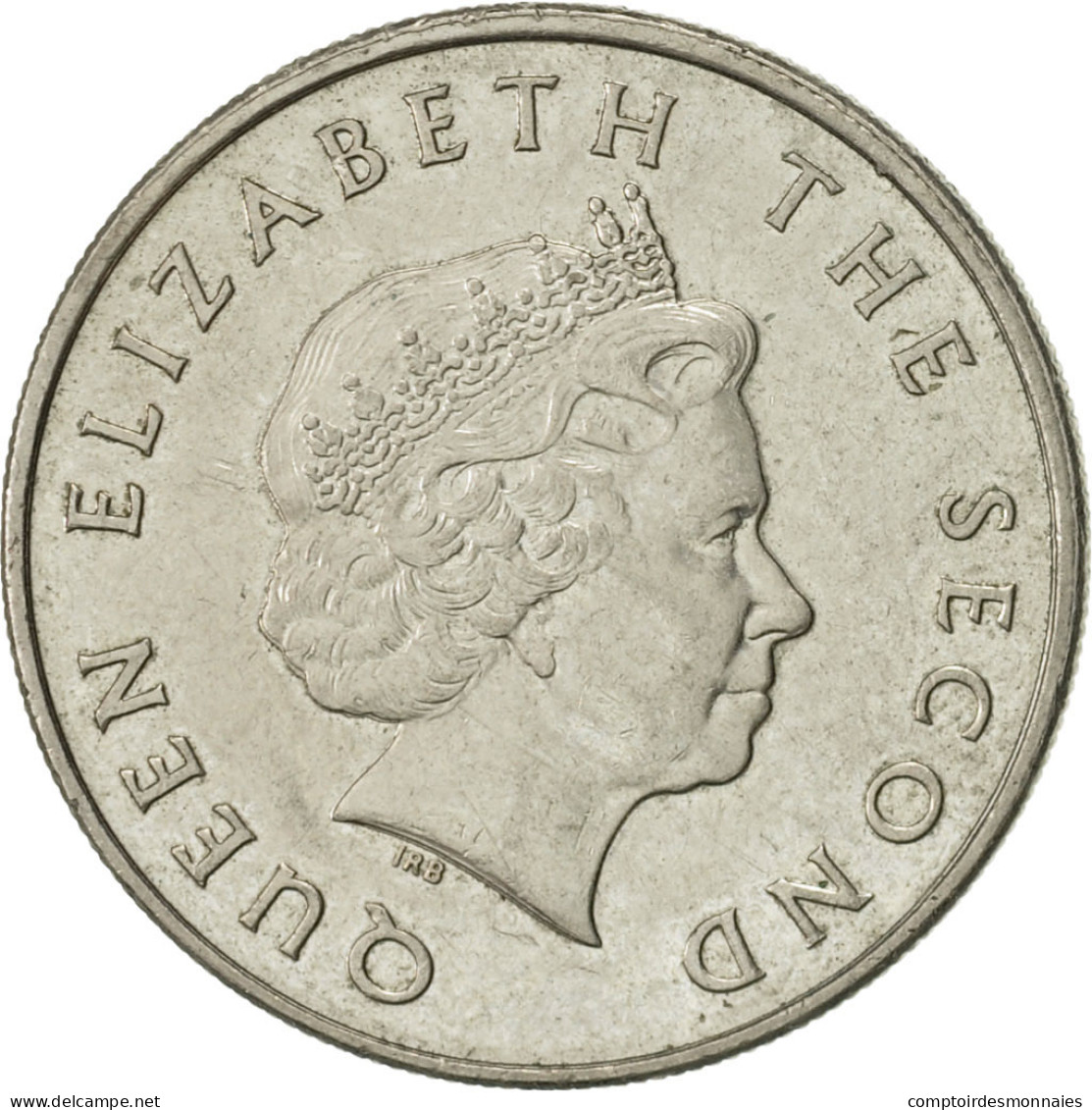 Monnaie, Etats Des Caraibes Orientales, Elizabeth II, 25 Cents, 2002, British - Caraibi Britannici (Territori)