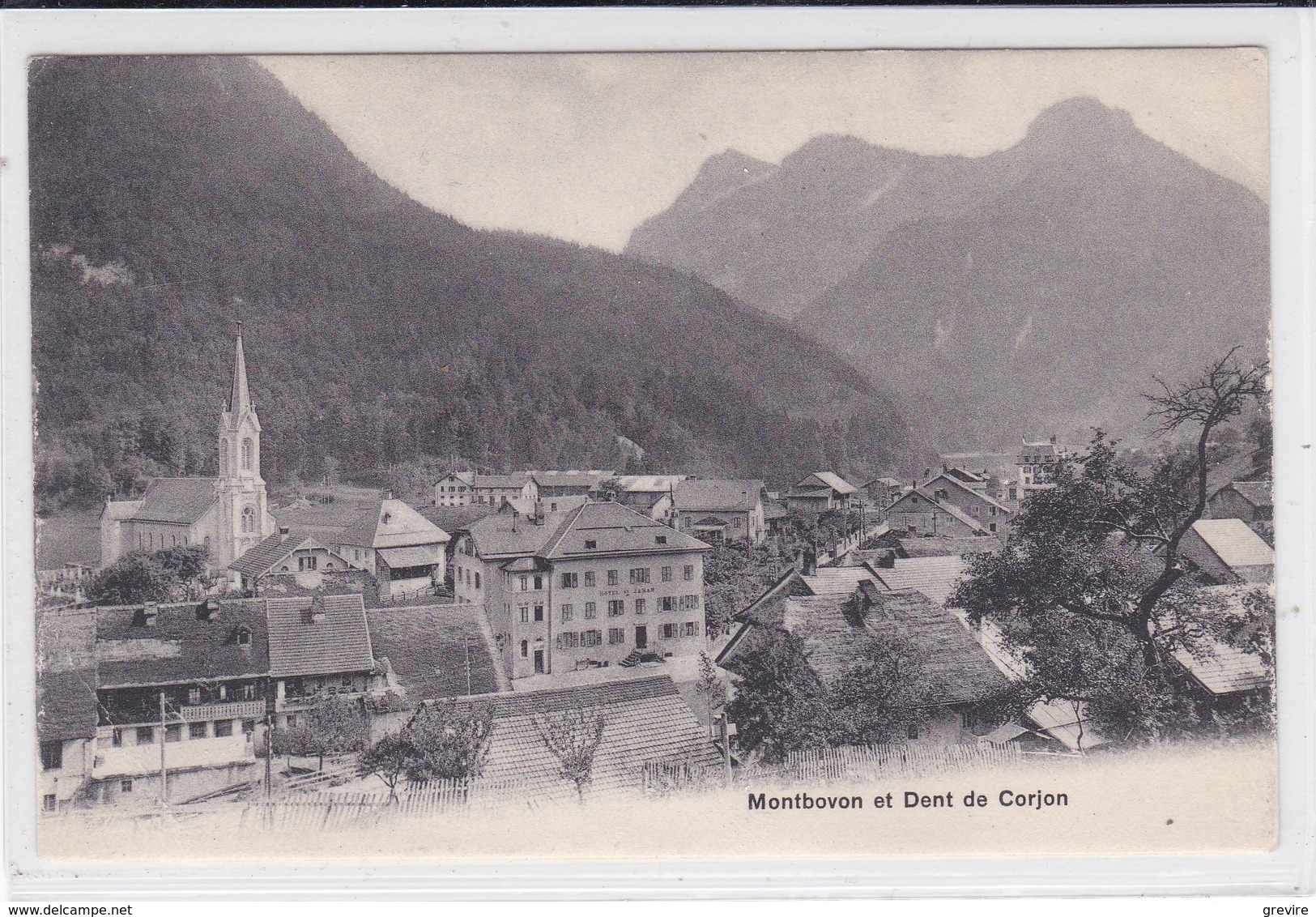 Montbovon Et Dent De Corjon. Hotel De Jaman - Montbovon