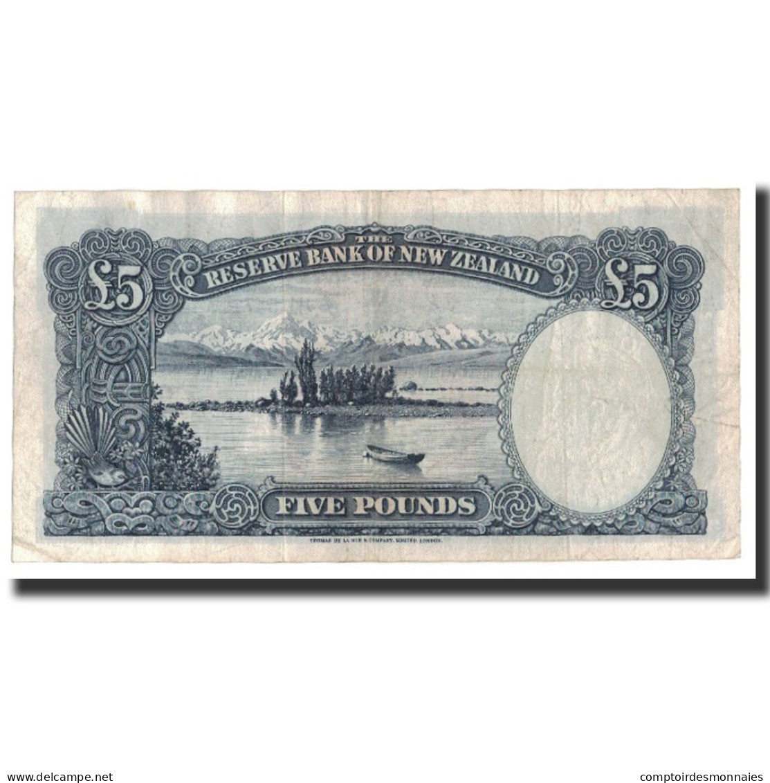 Billet, Nouvelle-Zélande, 5 Pounds, Undated 1940-1967, KM:160d, TTB - Nouvelle-Zélande