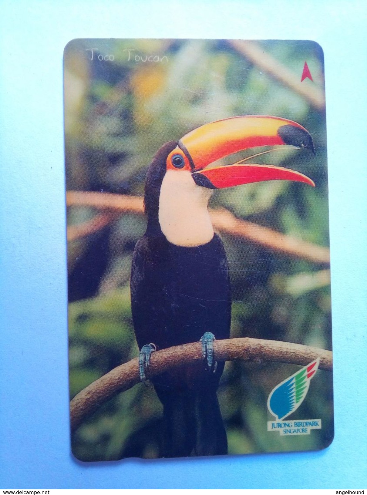 Singapore Phonecard 79SIGA Toucan $10 - Perroquets