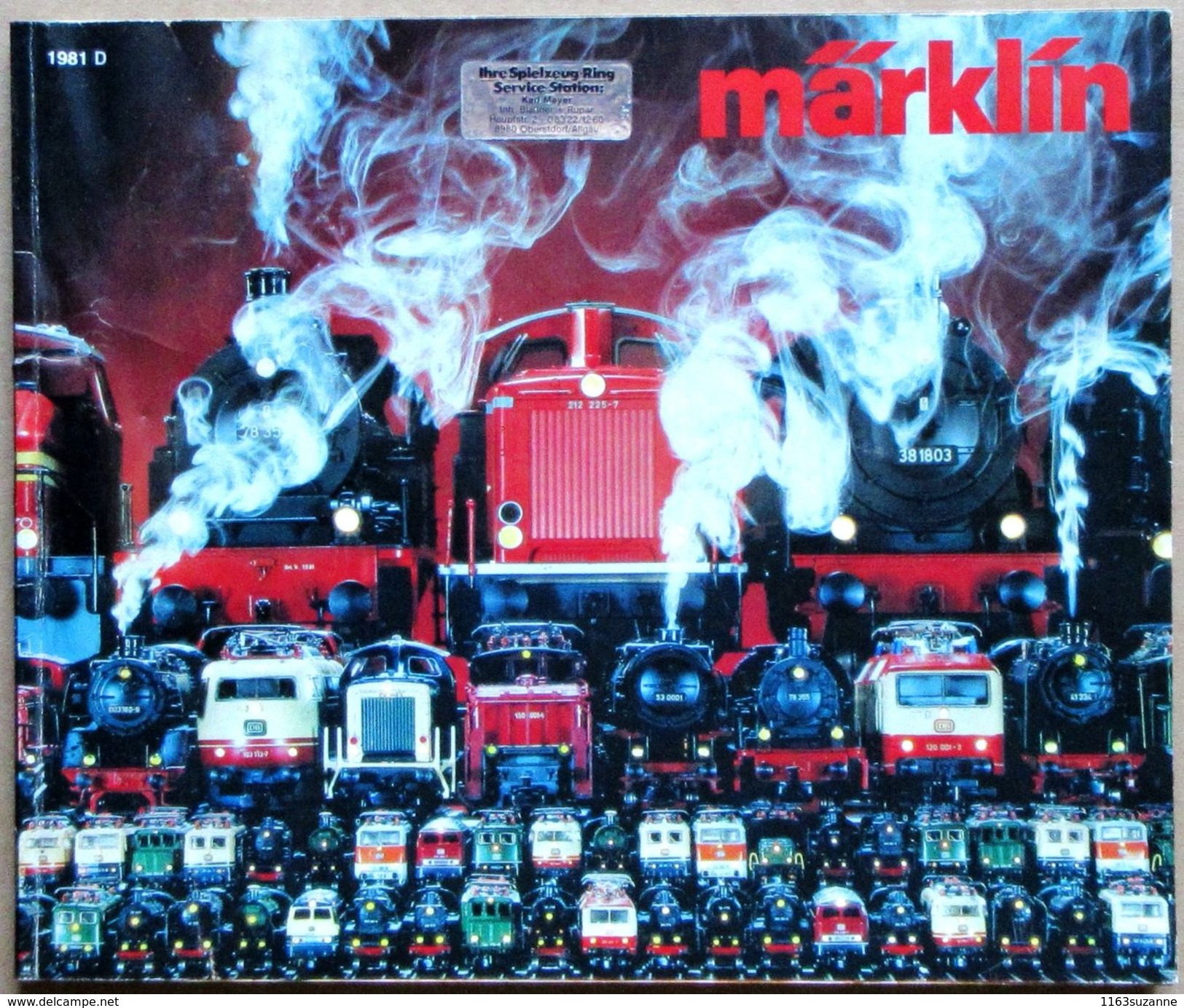 Catalogue Allemand MÄRKLIN 1981 : Trains Et Voitures électriques, Jeux De Construction... - German