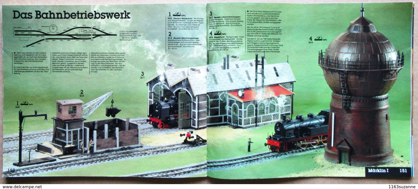 Catalogue allemand MÄRKLIN 1981 : trains et voitures électriques, jeux de construction...