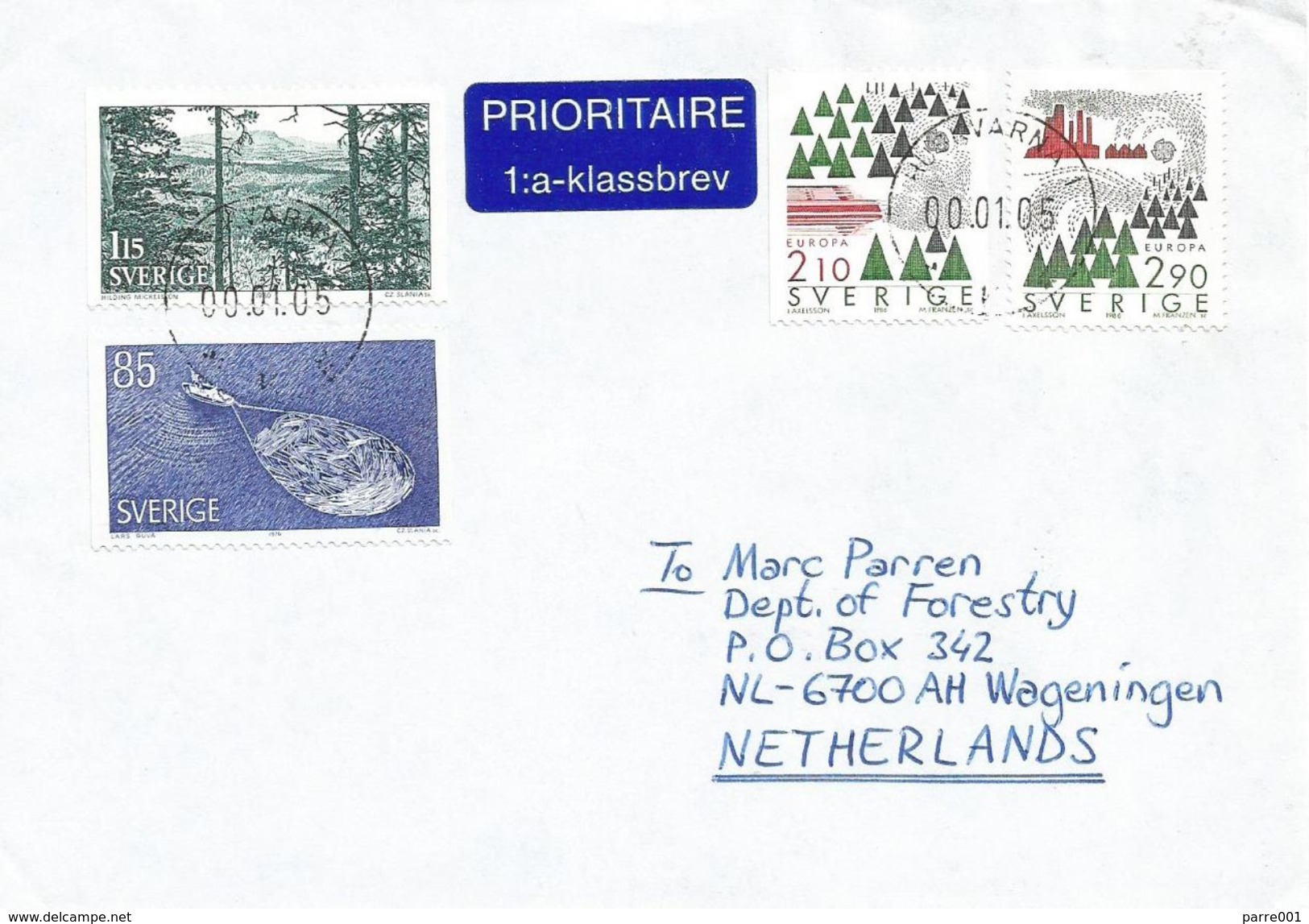 Sweden 2005 Huskvarna Forestry Tree Paper Cover - Briefe U. Dokumente