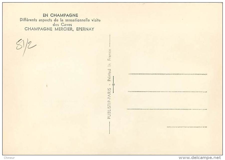 EPERNAY LES CHAMPAGNES MERCIER CARTE MULTIVUES - Epernay