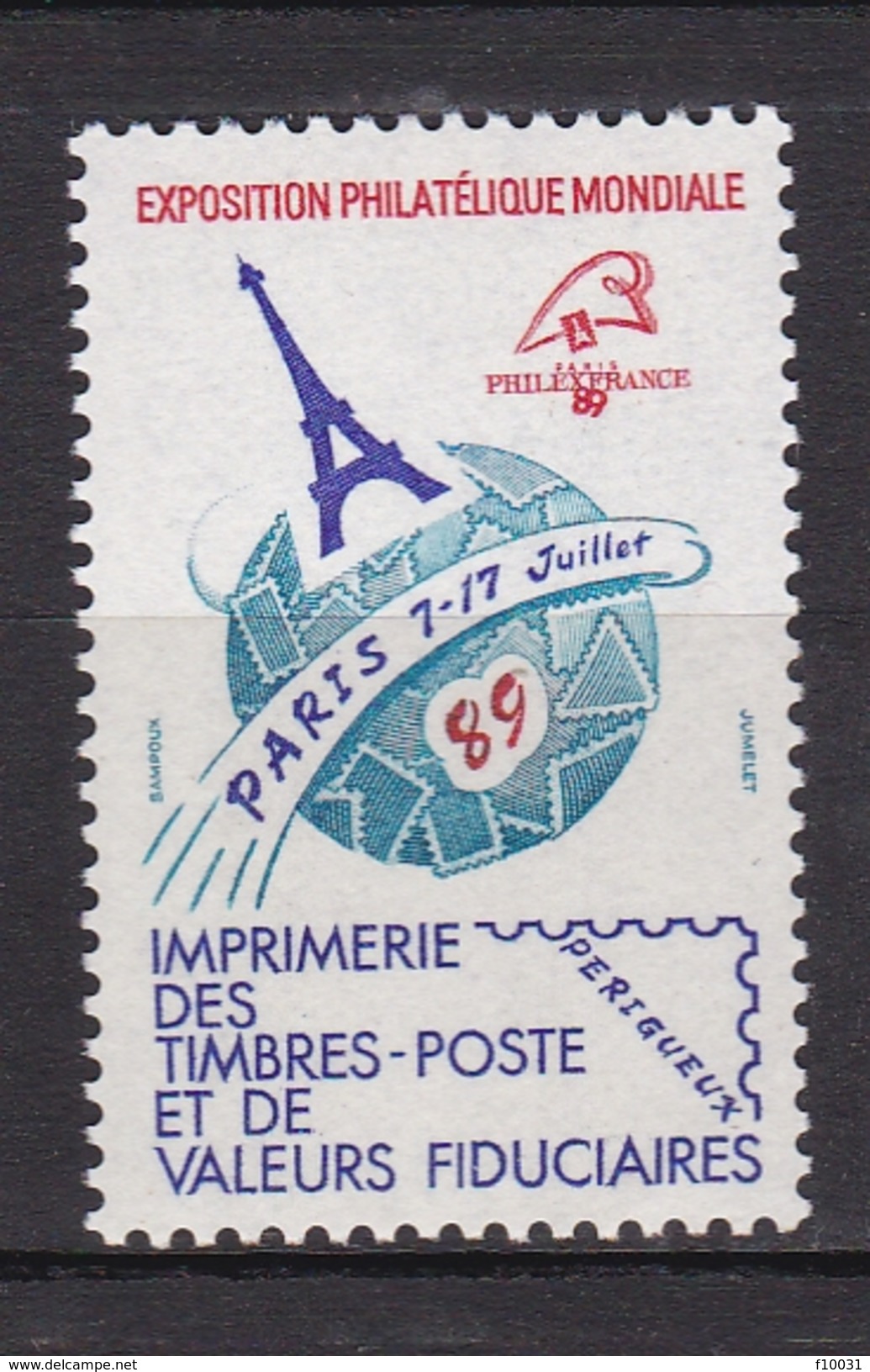 Exposition Philatélique Mondiale Paris 7-17 Juillet 1989 - Briefmarkenmessen