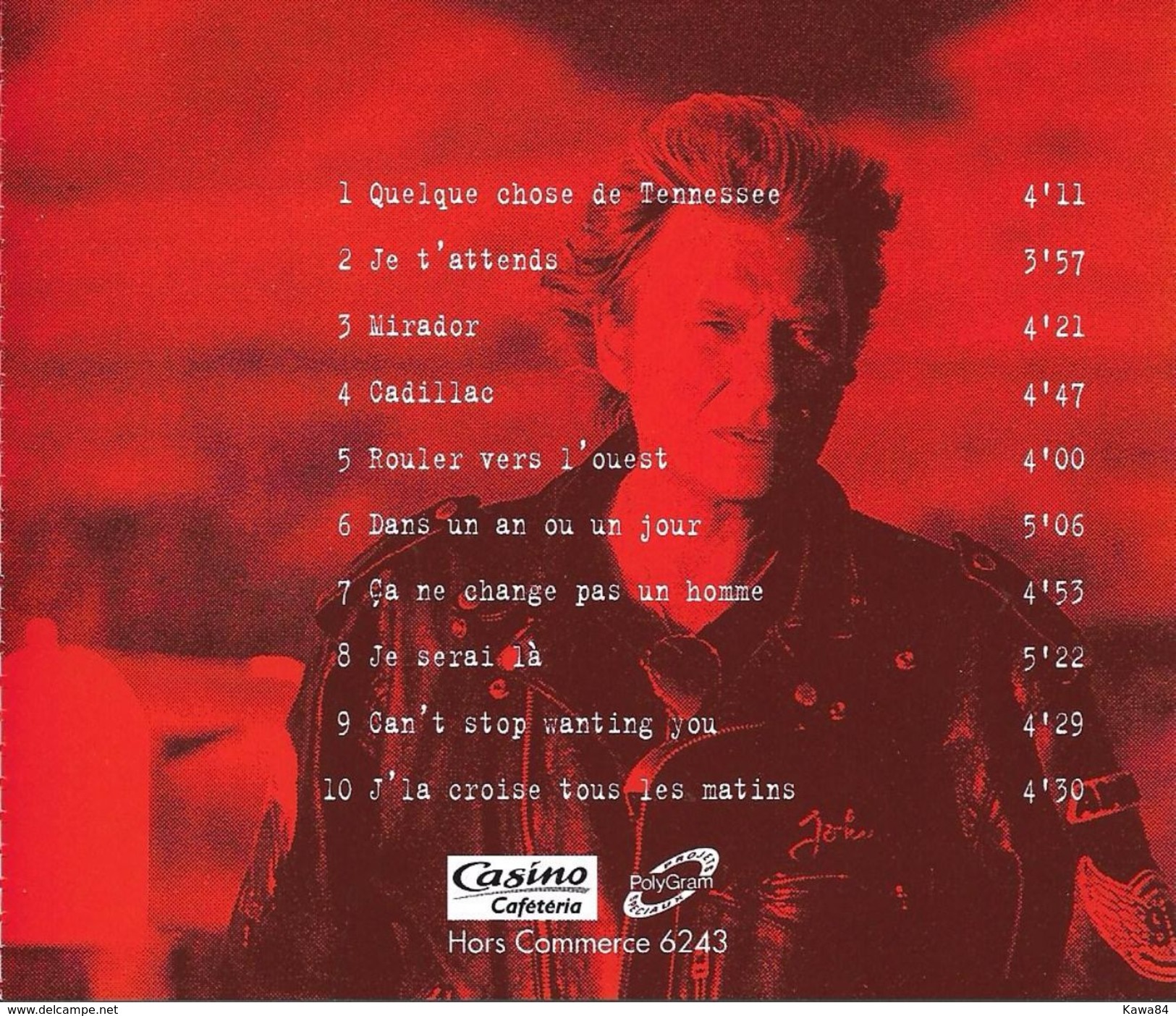 CD Johnny Hallyday / Berger / Goldman / Hallyday / Billon / Shuman " Les Années Johnny Vol: 3 " Promo - Ediciones De Colección