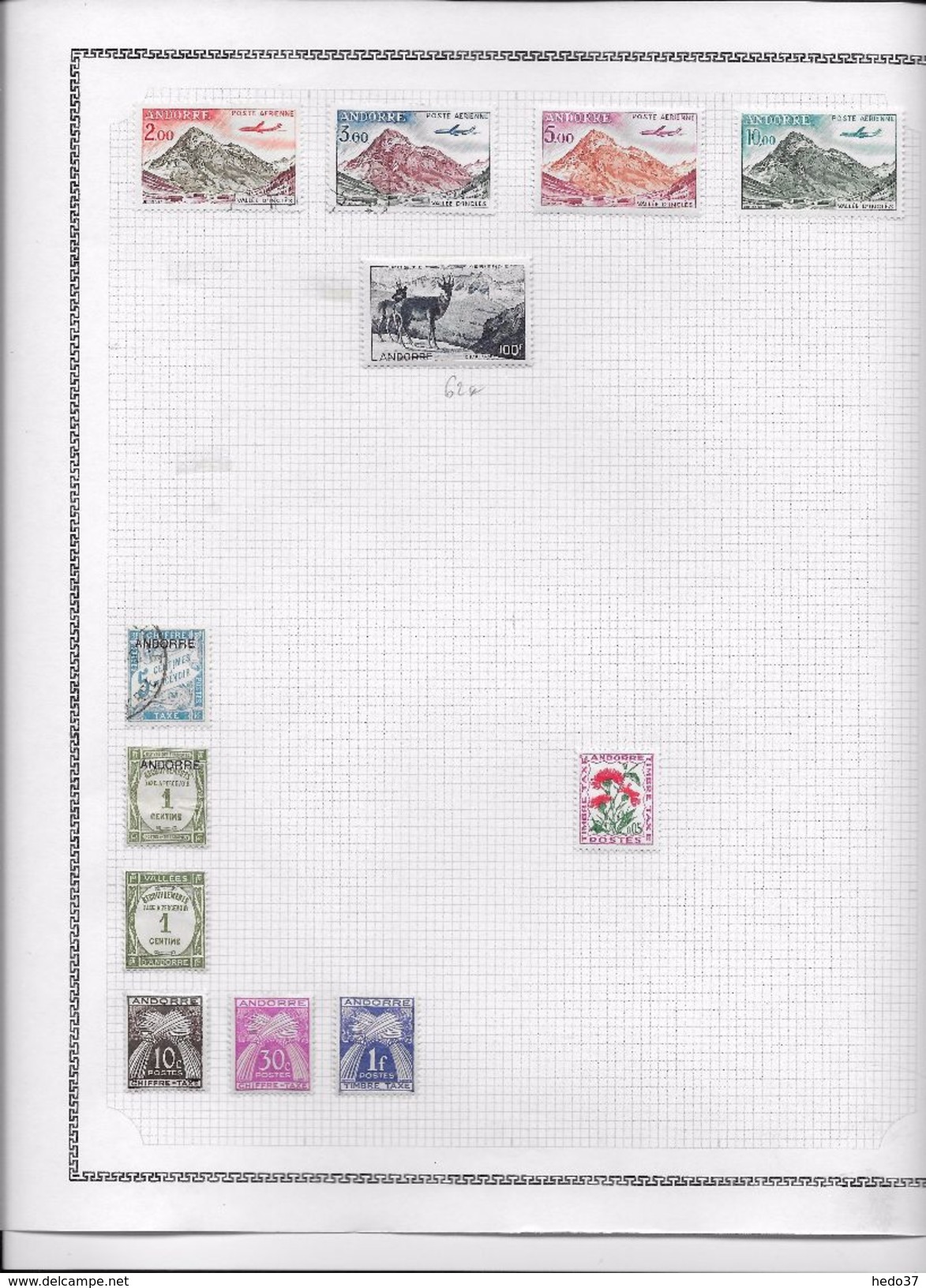 Andorre Français - Collection Vendue Page Par Page - Timbres Oblitérés / Neufs * - TB - Sammlungen