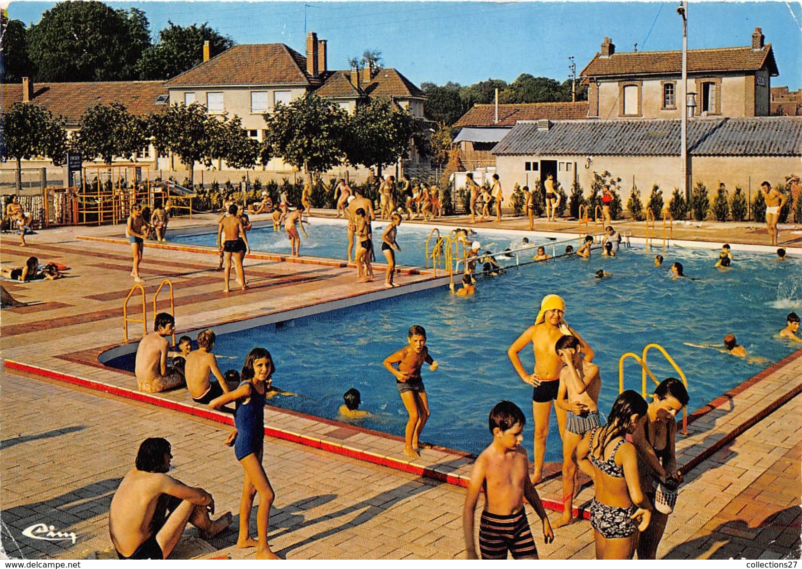 89-AILLANT-SUR-THOLON- LA PISCINE ( ARCH Mr ROBERT A AUXERRE ) - Aillant Sur Tholon