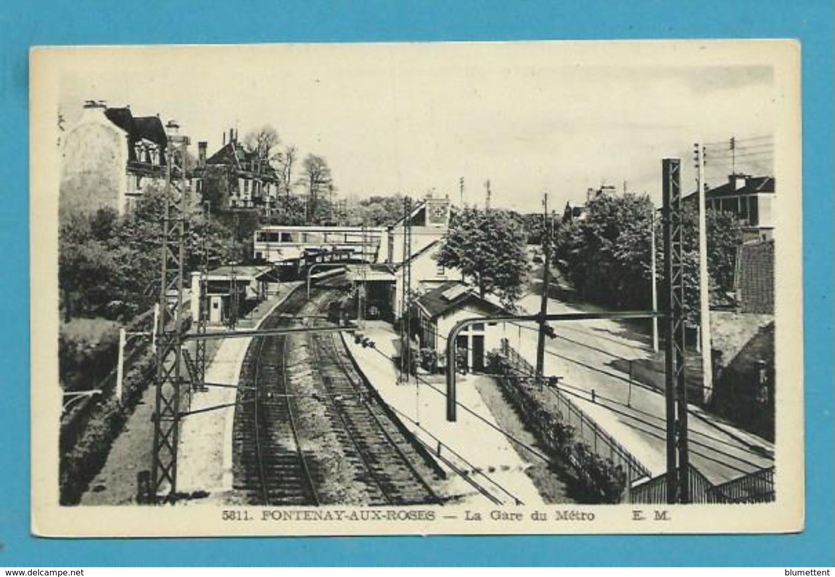 CPSM 5811 - Chemin De Fer La Gare Du Métro FONTENAY-AUX-ROSES 92 - Fontenay Aux Roses