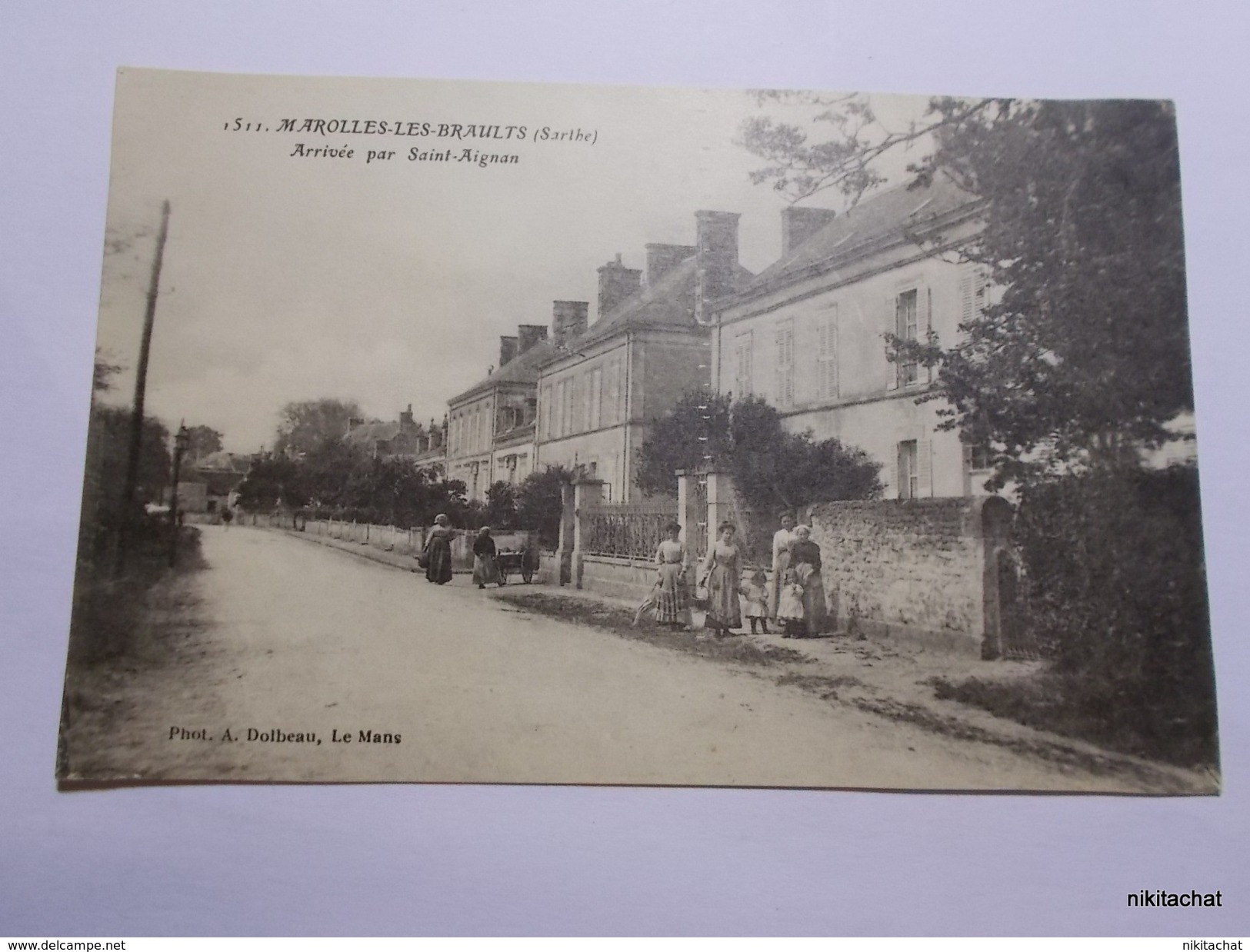 MAROLLES LES BRAULT-Arrivée Par Saint Aignan - Marolles