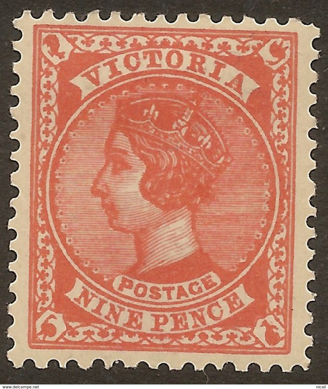 VICTORIA 1905 9d QV SG 424 HM #ABI316 - Neufs