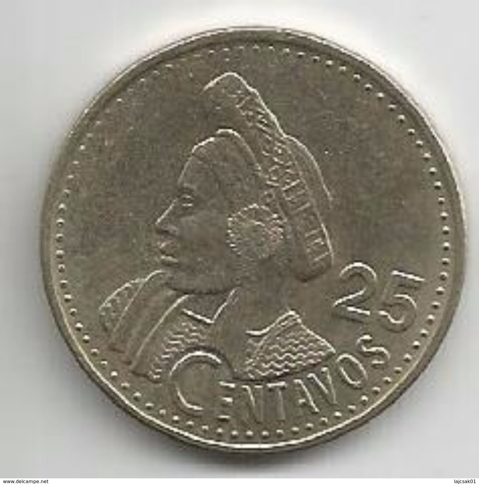 Guatemala 25 Centavos 1998. KM#278.6 - Guatemala