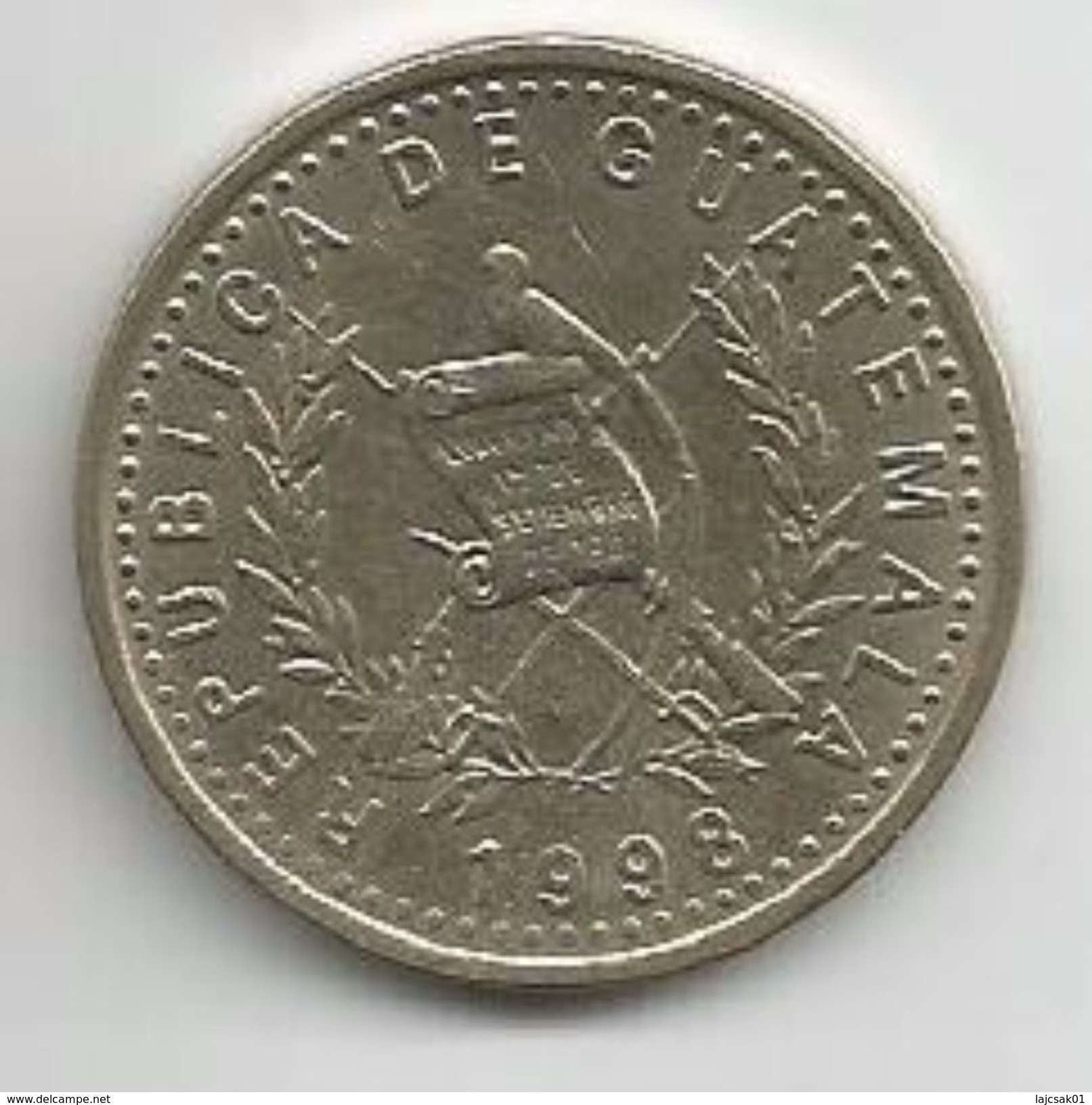 Guatemala 25 Centavos 1998. KM#278.6 - Guatemala