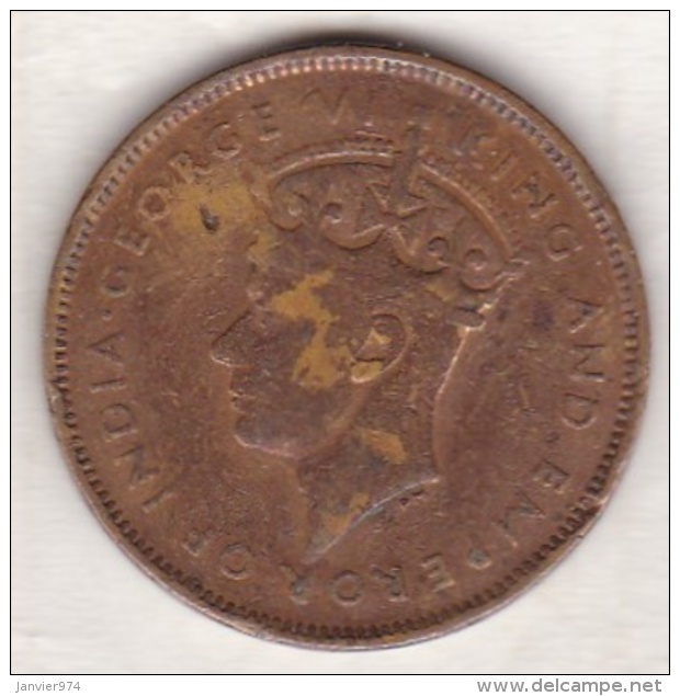 Ile Maurice , 5 Cents 1945 , George VI - Mauritius