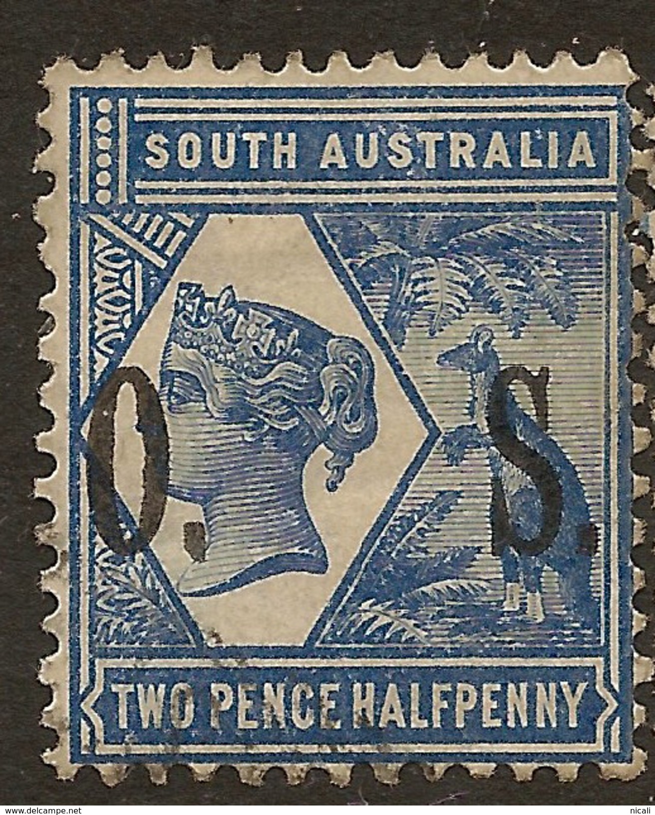 SOUTH AUSTRALIA 1899 2 1/2d OS SG O83 HM #ABG512 - Nuevos