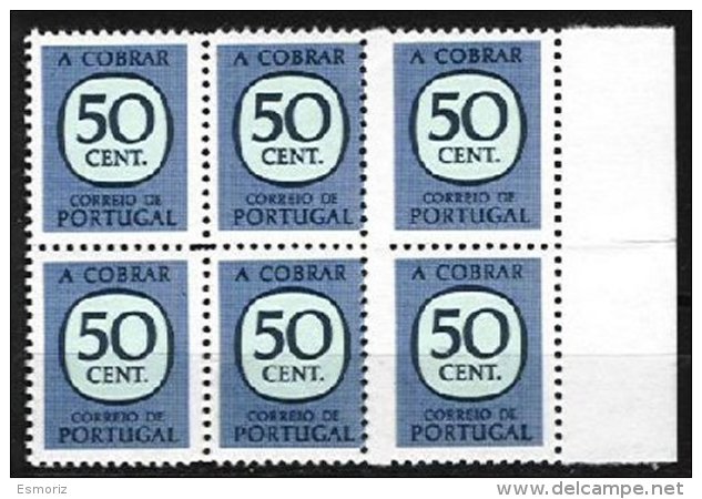 PORTUGAL, Postage Dues, AF 69, Yv 73, ** MNH, F/VF - Unused Stamps