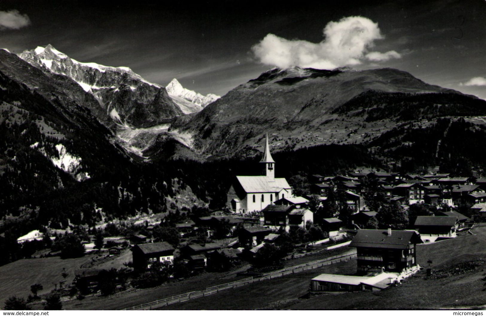 Ernen, Wallis - Wannenhorn Und Finsteraarhorn - Ernen