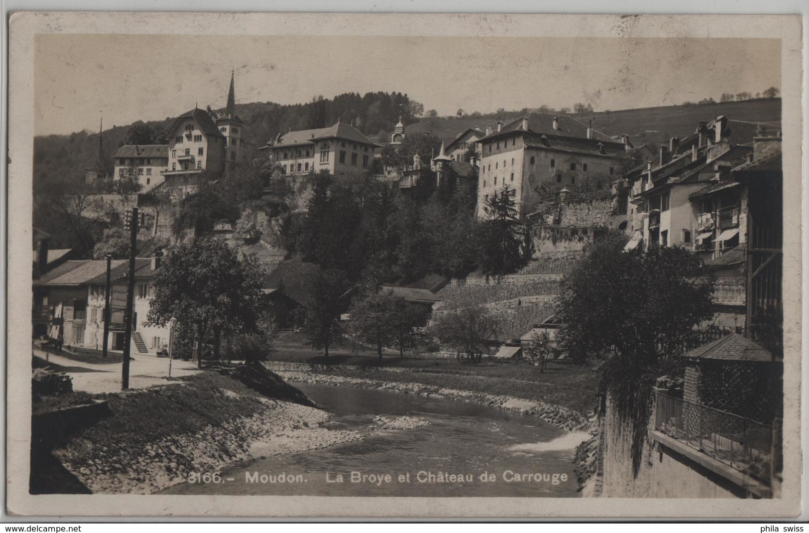 Moudon - La Broye Et Chateau De Carrouge - Photo: Societe Graphique - Carrouge 