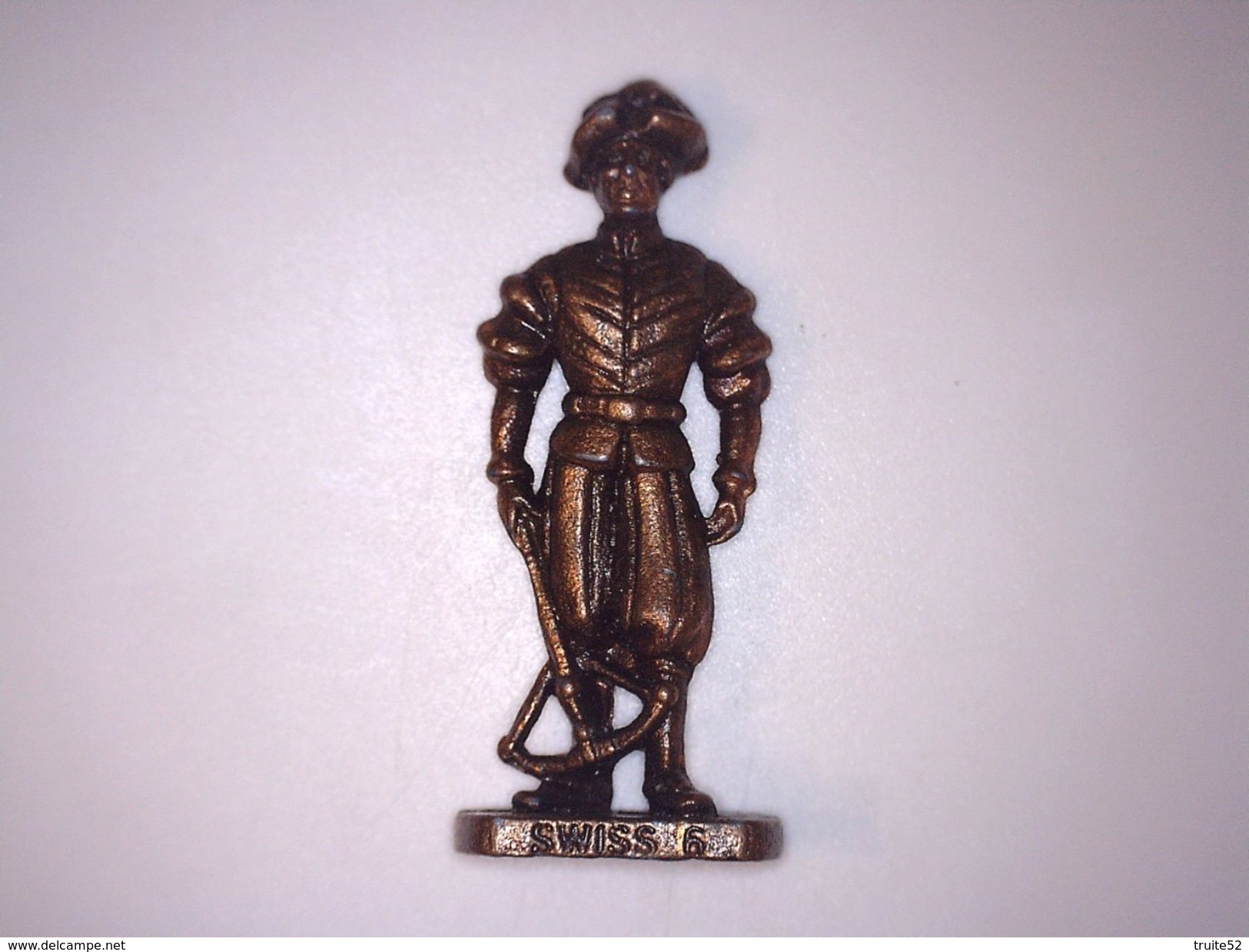 FIGURINE KINDER METAL SOLDAT SWISS (suisse) N°6 - Metallfiguren