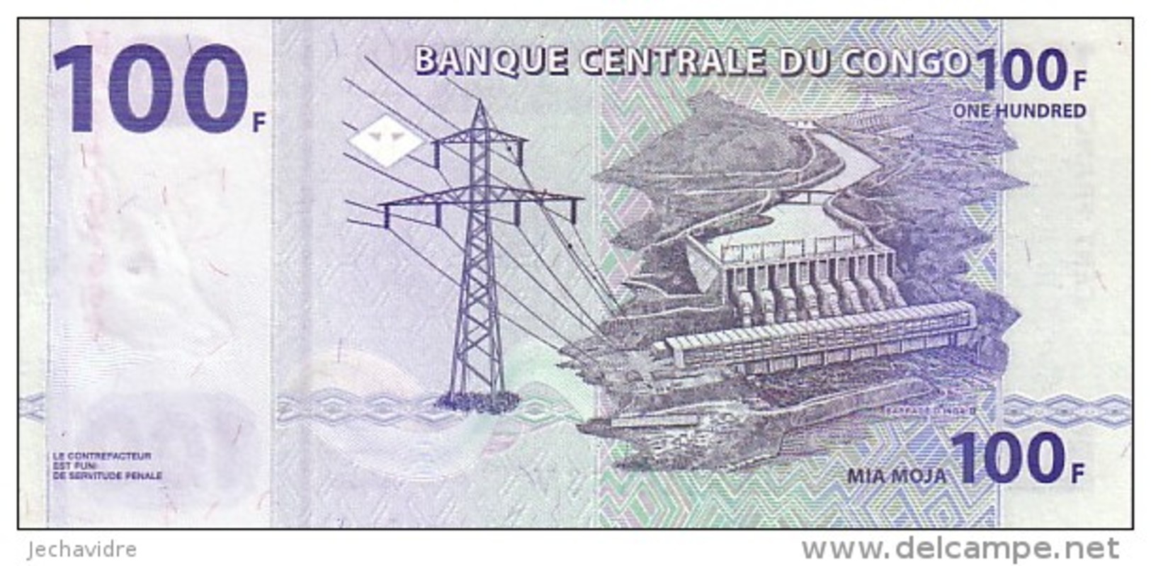 CONGO   100 Francs  Daté Du 31-07-2007      ***** BILLET  NEUF ***** - Democratische Republiek Congo & Zaire