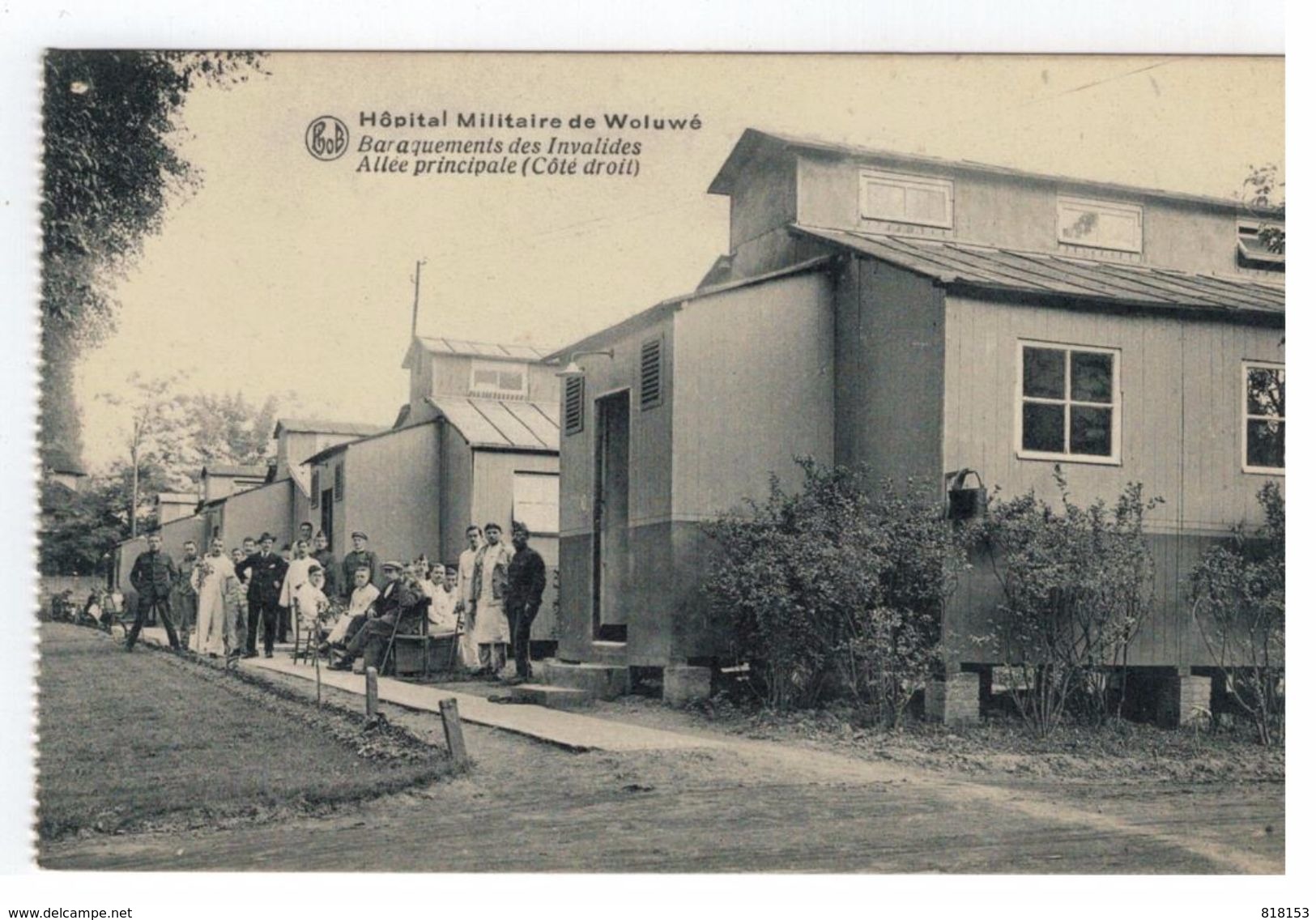 HOPITAL MILITAIRE De WOLUWE - KRYGS GASTHUIS Van WOLUWE :Baraquements Des Invalides 1920 - St-Pieters-Woluwe - Woluwe-St-Pierre