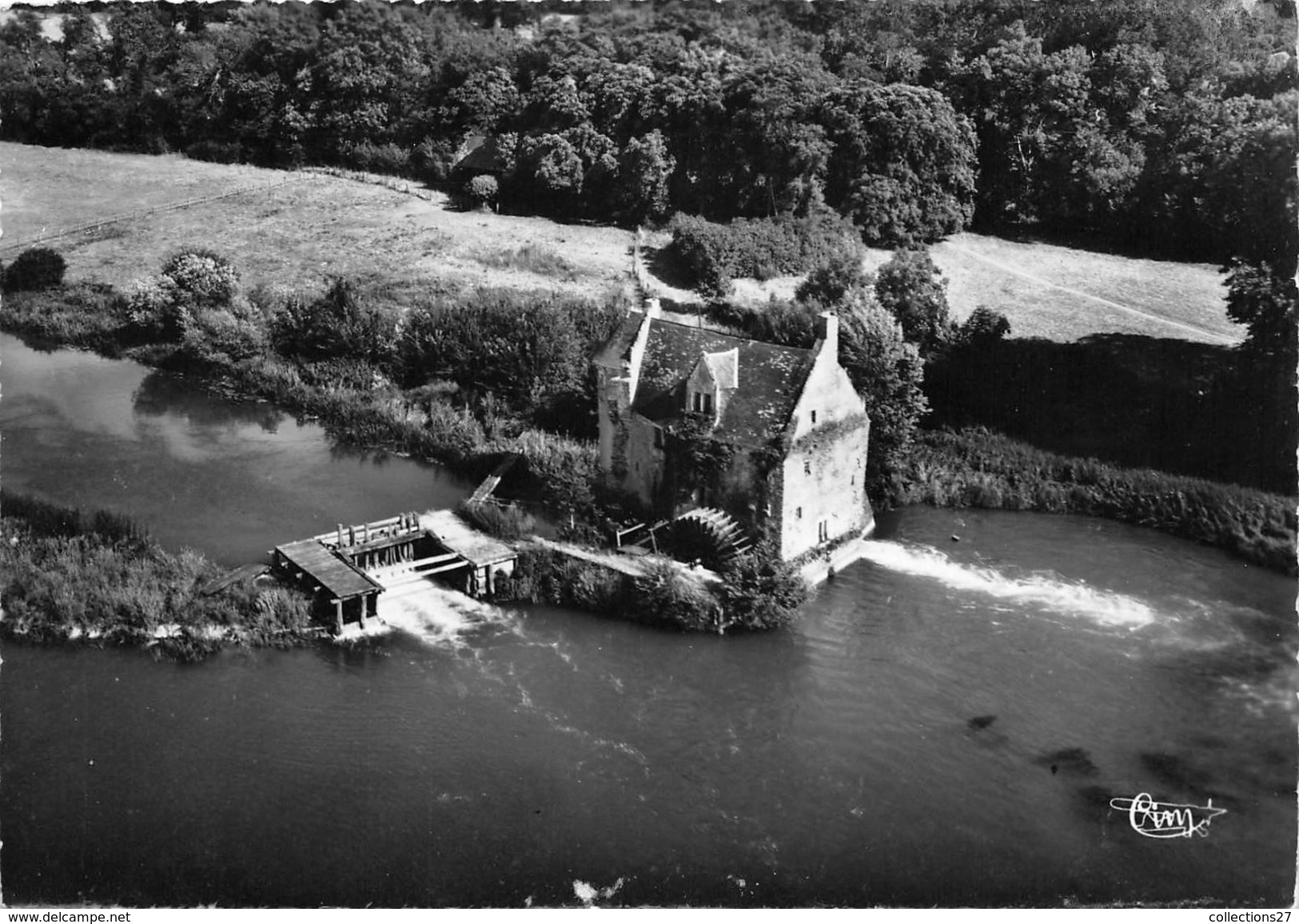 72-LUCHE-PRINGE- VIEUX MOULIN SUR LOIR , VUE AERIENNE - Luche Pringe