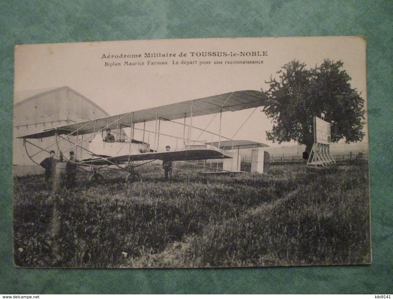 Aérodrome Militaire - Biplan Maurice Farman . Le Départ Pour Une Reconnaissance - Toussus Le Noble