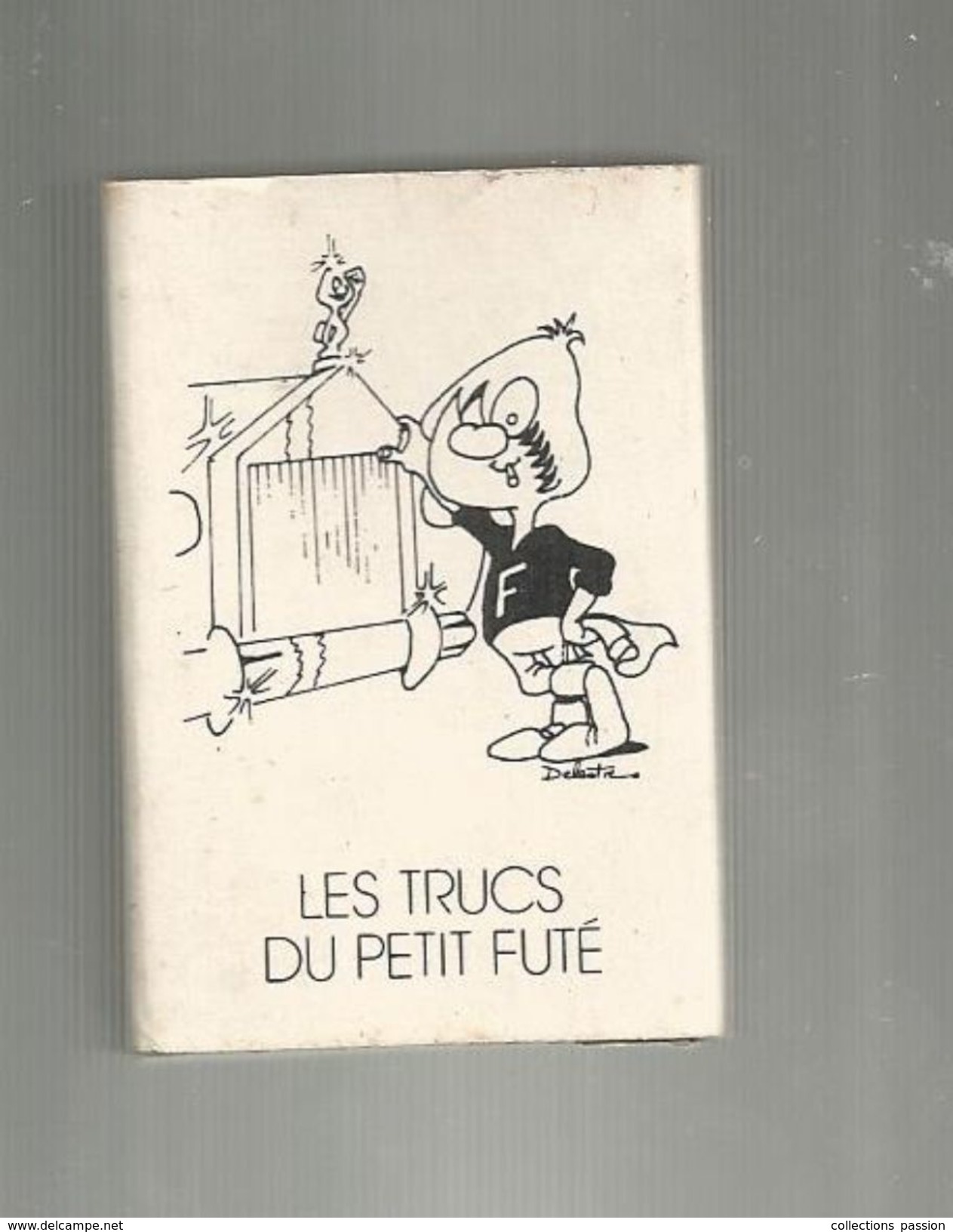 Tabac , Boite D'ALLUMETTES, 2 Scans, LES TRUCS DU PETIT FUTE , Illustrateur : Philippe DELESTRE, N° 11 - Matchboxes