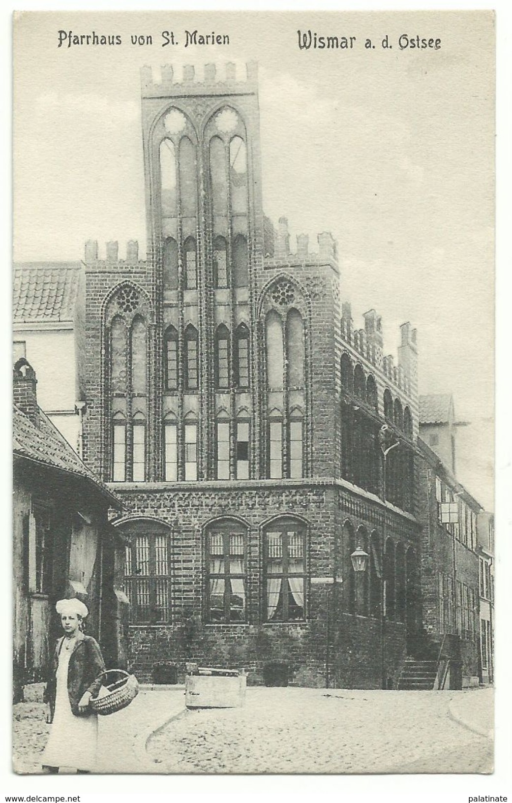 Wismar Pfarrhaus St. Marien 1908 - Wismar