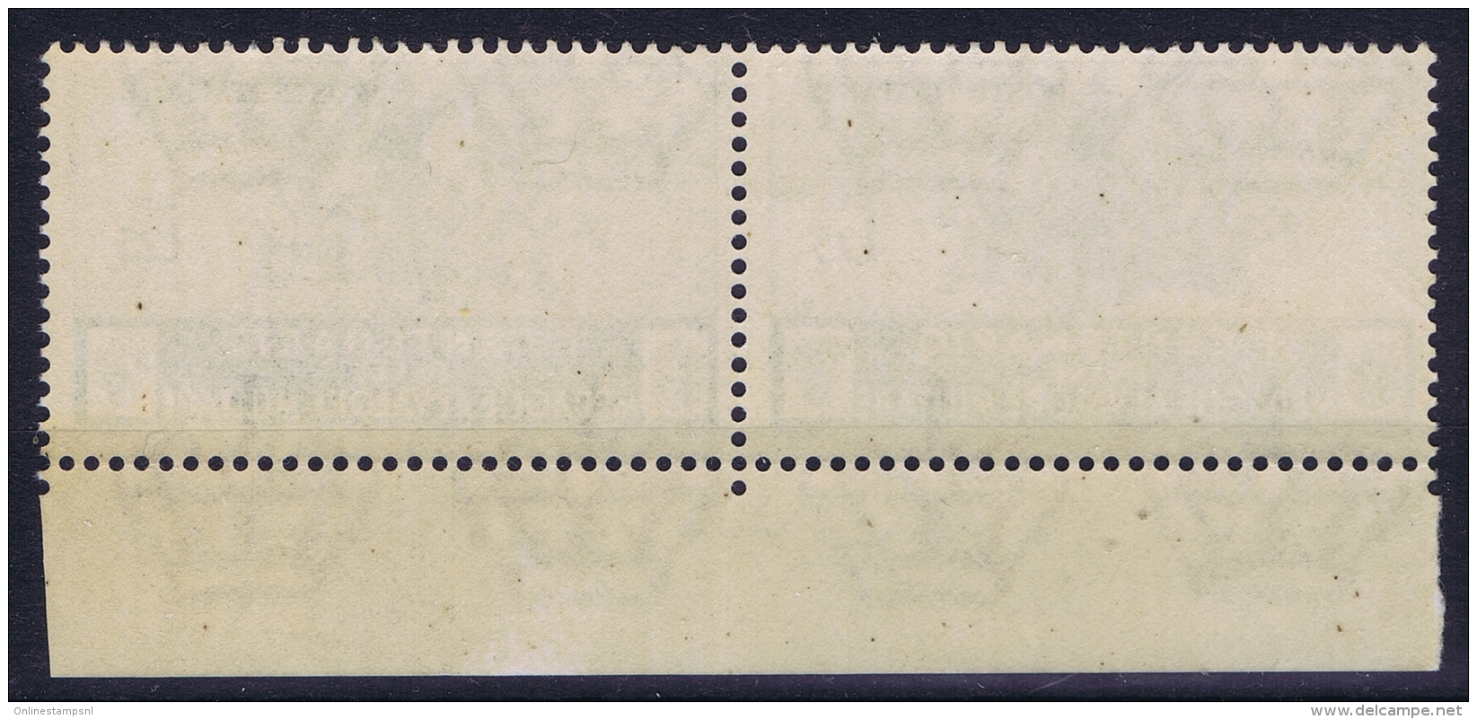 Italy: Sa 373  Mi Nr 501 1 X  Postfrisch/neuf Sans Charniere /MNH/** + 1 X MH/* Falz/ Charniere 1934 Pair Sheet Margin - Ungebraucht