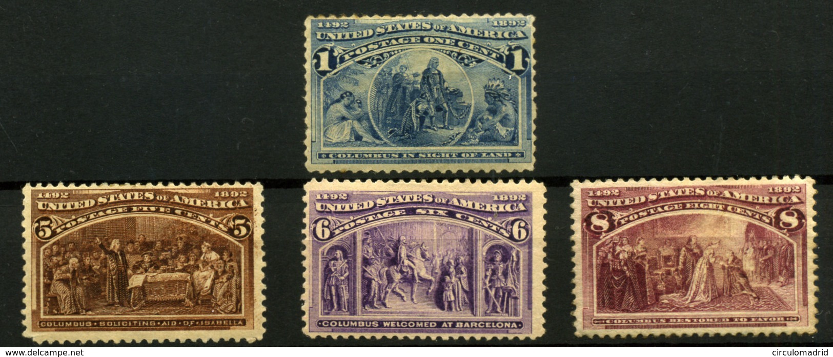 Estados Unidos Nº 81, 85/7 - Unused Stamps