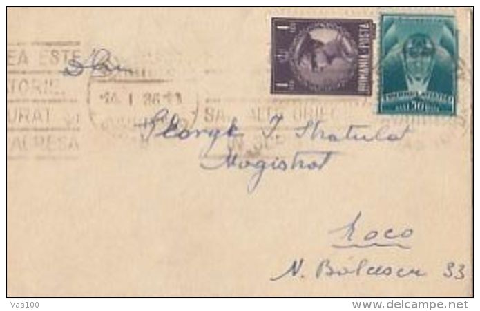 KING CHARLES 2ND, AVIATION, STAMPS ON LILIPUT COVER, 1933, ROMANIA - Lettres & Documents