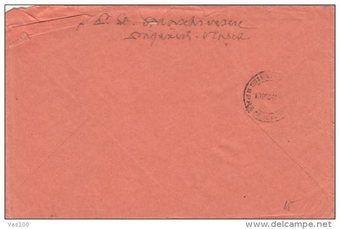 PUTNA MONASTERY-BUKOVINA, CENSORED GIURGIU NR 9, WW2, STAMP ON COVER, 1941, ROMANIA - Lettres & Documents